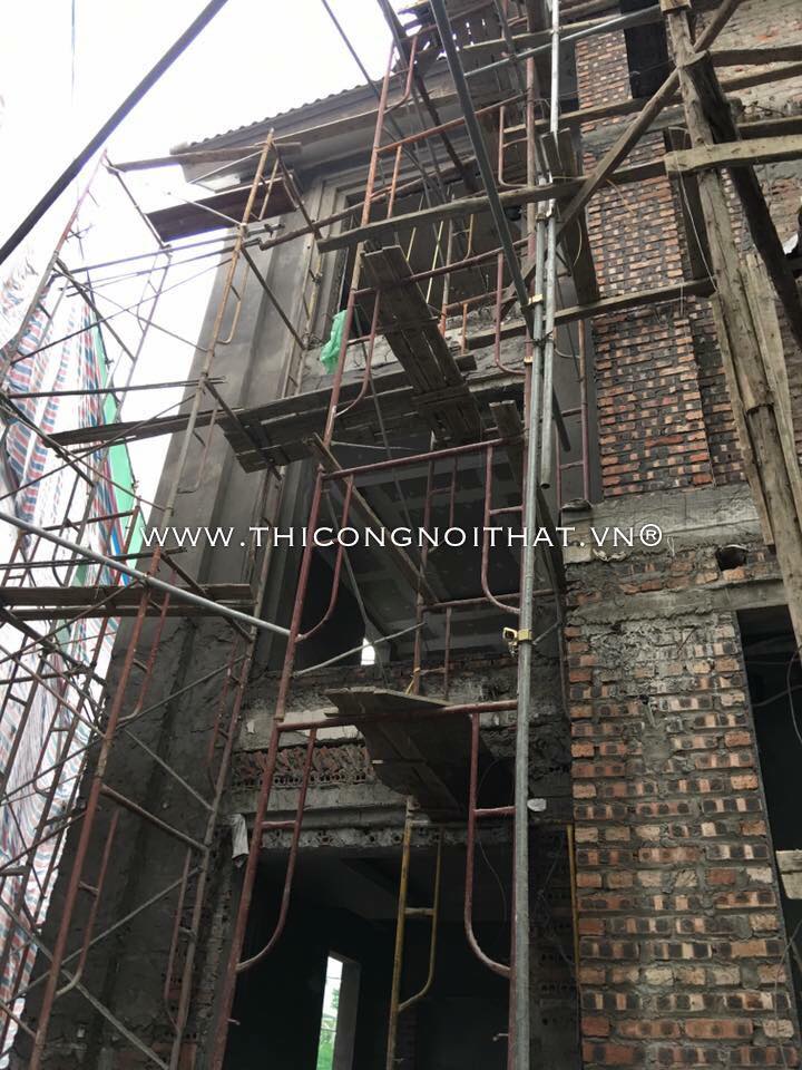 Thi công xây nhà biệt thự Vinhomes Riverside